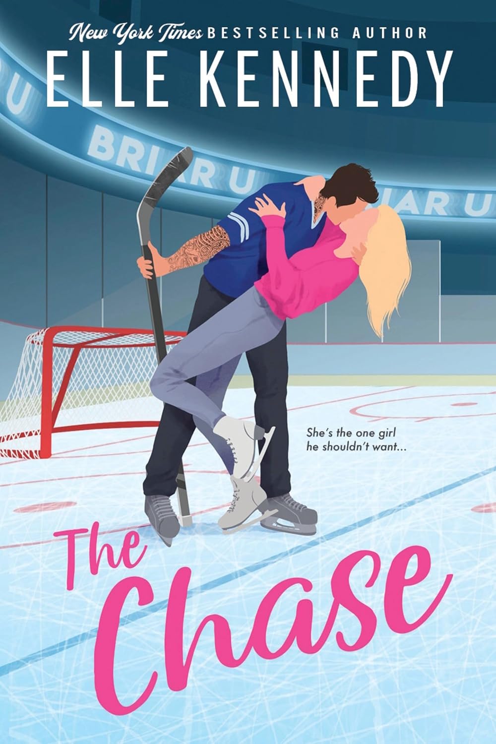 The Chase: A Grumpy Sunshine College Hockey Romance (Briar U Book 1)