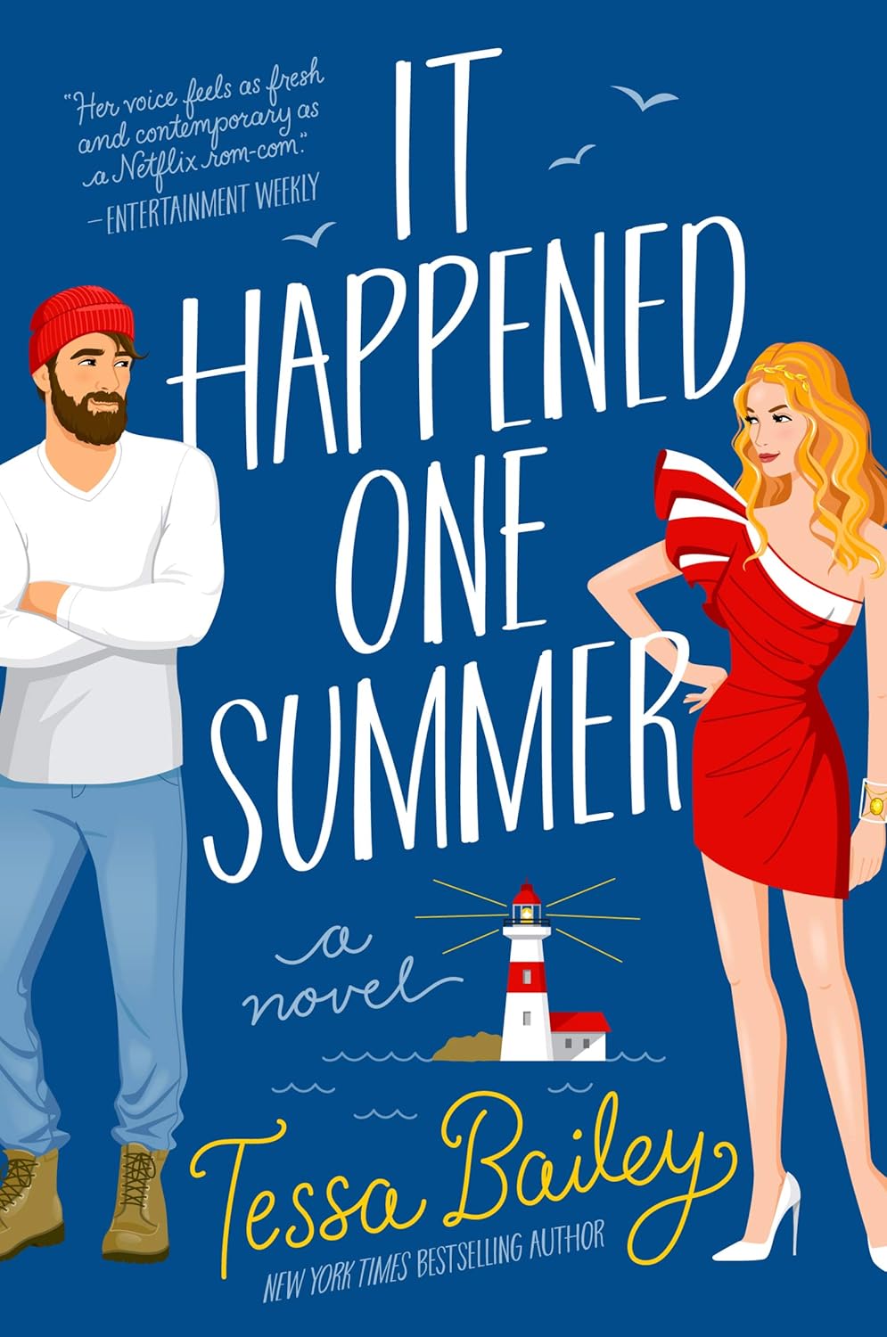 It Happened One Summer: A Spicy Rom-Com Featuring a Wild Child Socialite, a Small-Town Grumpy Fisherman, and the Undeniable Attraction Between Them (Bellinger Sisters Book 1)