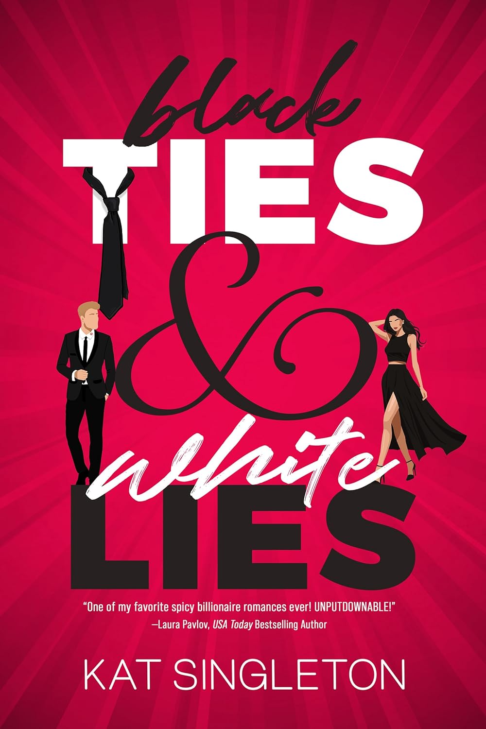 Black Ties and White Lies: A Billionaire Fake Engagement Romance (Black Tie Billionaires)