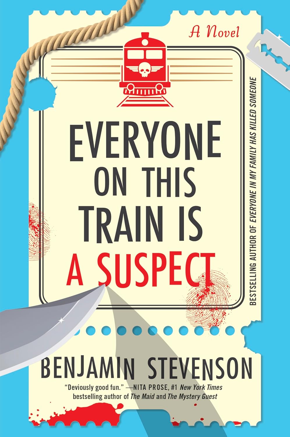 Everyone on This Train Is a Suspect: A Locked Room Murder Mystery Aboard a Train (The Ernest Cunningham Mysteries Book 2)
