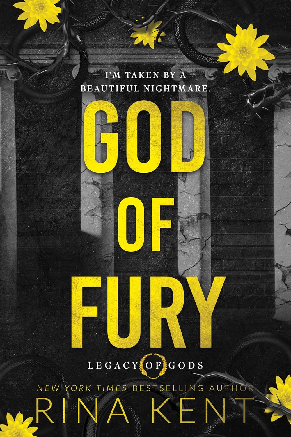 God of Fury: A Dark MM College Romance (Legacy of Gods Book 5)