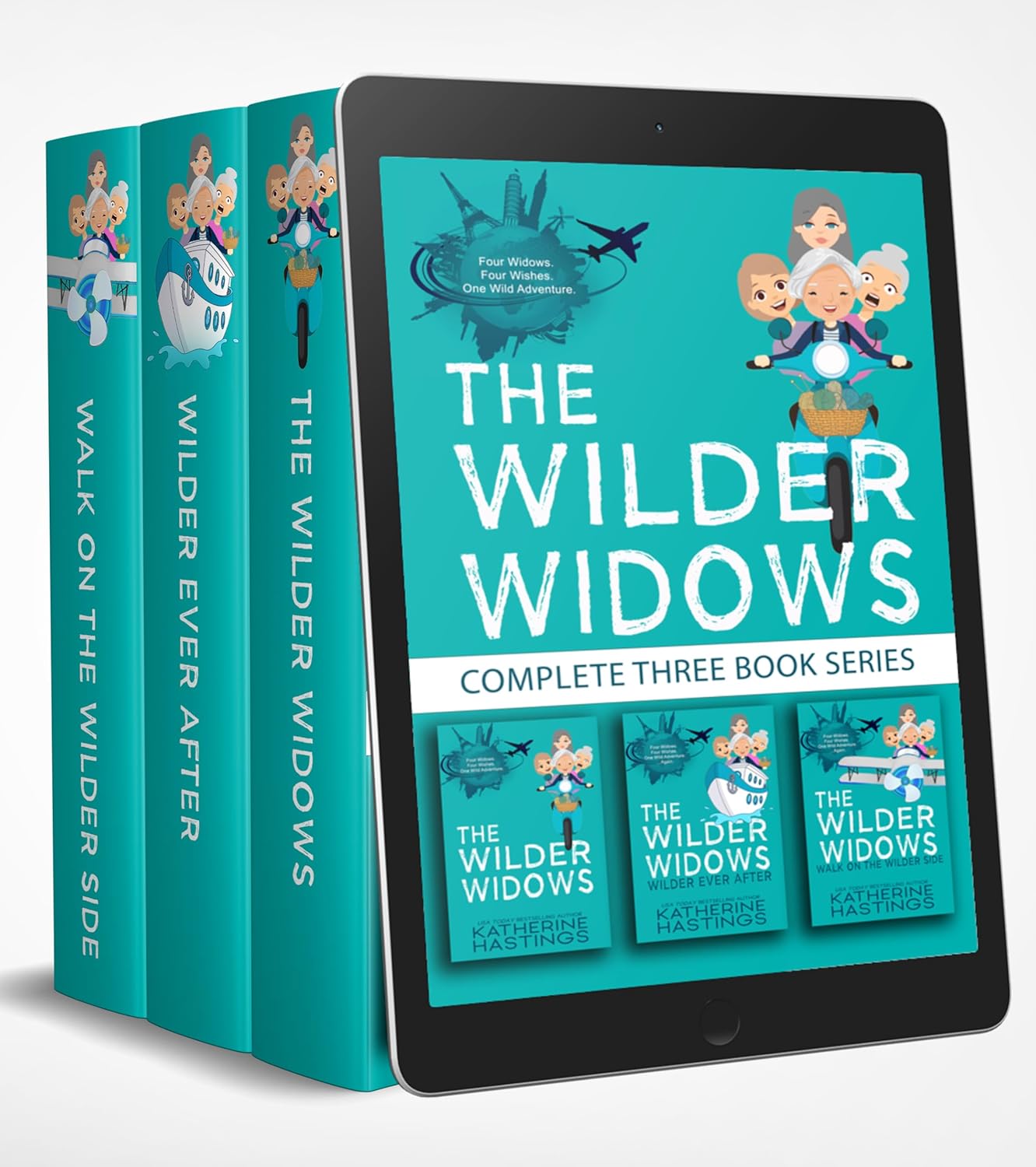 The Wilder Widows Complete Series: A Hilarious and Heartwarming Laugh-Out-Loud Women's Fiction Book About Four Widows, Four Wishes, and One Wild Adventure