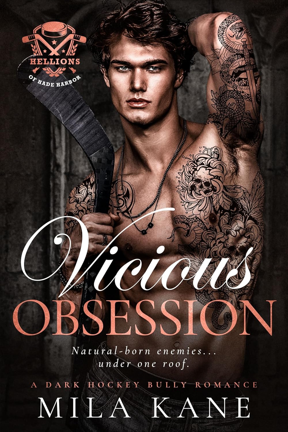 Vicious Obsession: A Dark Bully Hockey Romance (Hellions of Hade Harbor Book 5)
