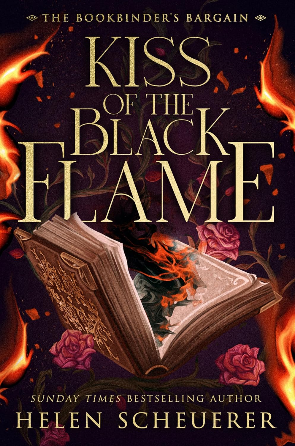 Kiss of the Black Flame (The Bookbinder's Bargain Book 1)