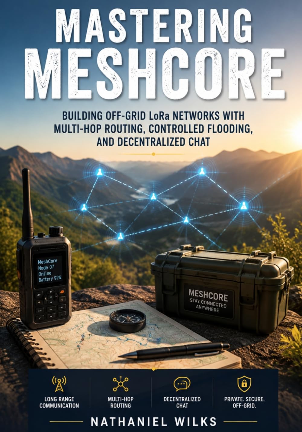 Mastering MeshCore: Building Off-Grid LoRa Networks with Multi-Hop Routing, Controlled Flooding, and Decentralized Chat
