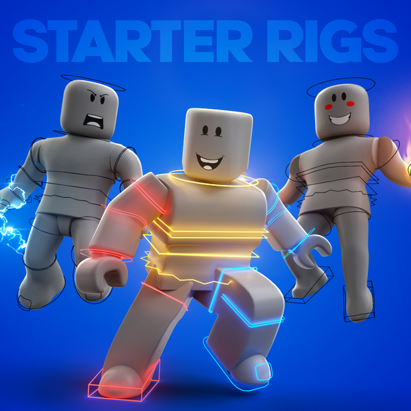 Roblox Starter Rigs (Blender 3.4+)